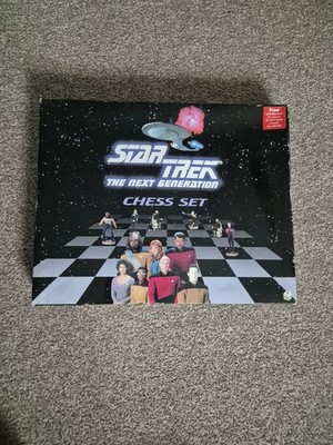 Star Trek The Next Generation Schachspiel 1999 Collector's Edition + Metallfigur