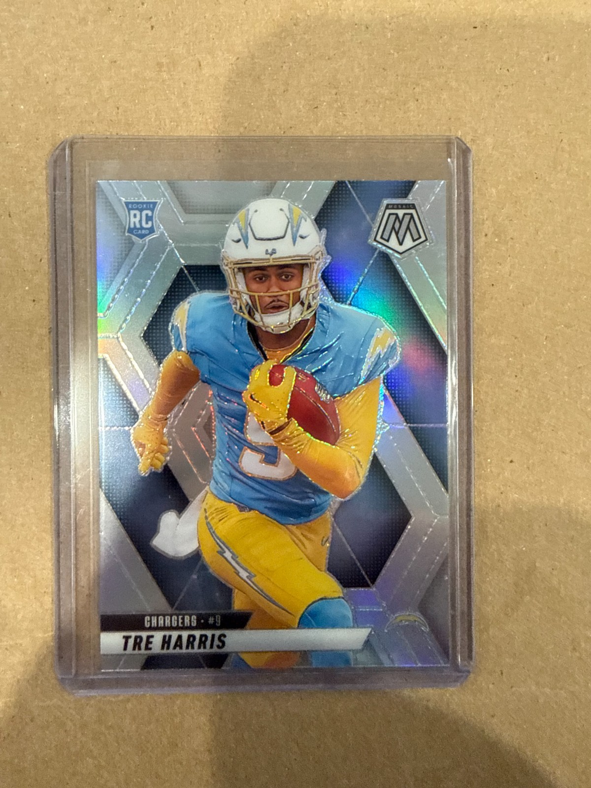2025 Panini Mosaic TRE HARRIS #326 RC Rookie True Silver Prizm - Chargers