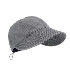 Summer Sun Hats Wide Brim UV Protection Sun Hat Beach One Size Black Grey