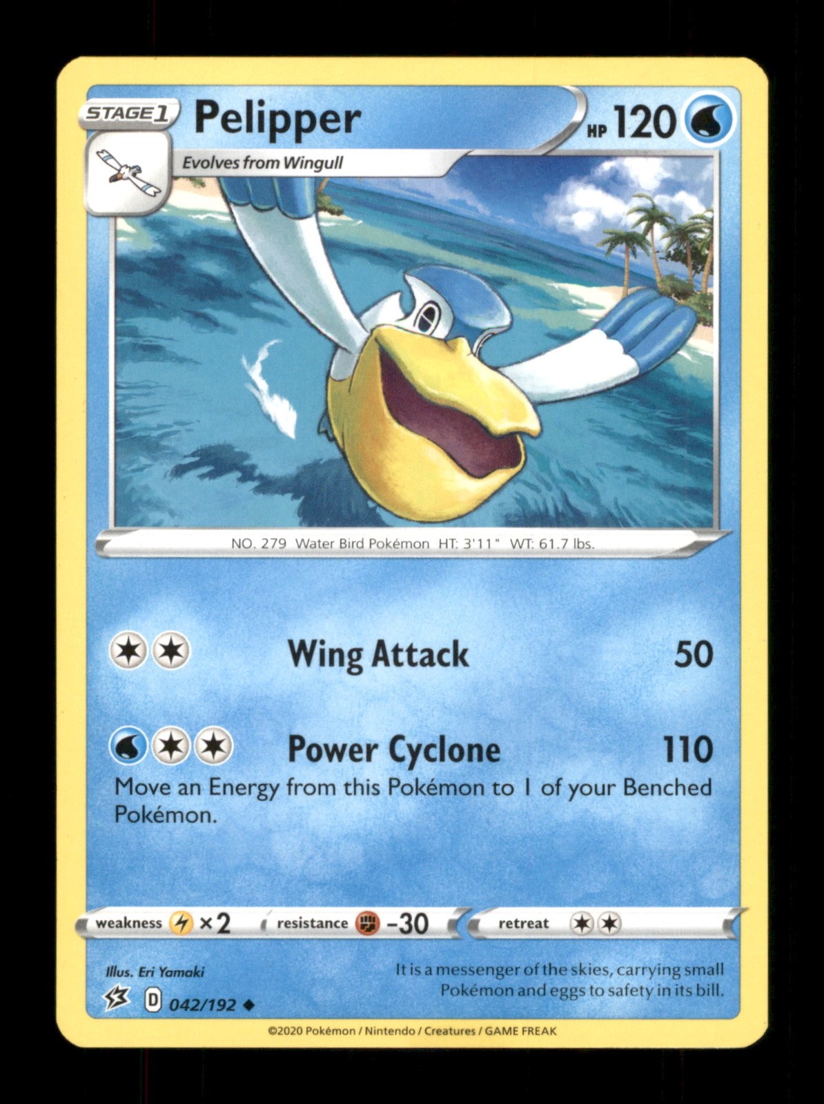 Pelipper 042/192 Regular Nintendo  Pokemon Trading Card TCG 