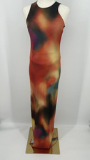 Fashion Nova California Coastline Maxi Dress XS Size D8308 Multi Color