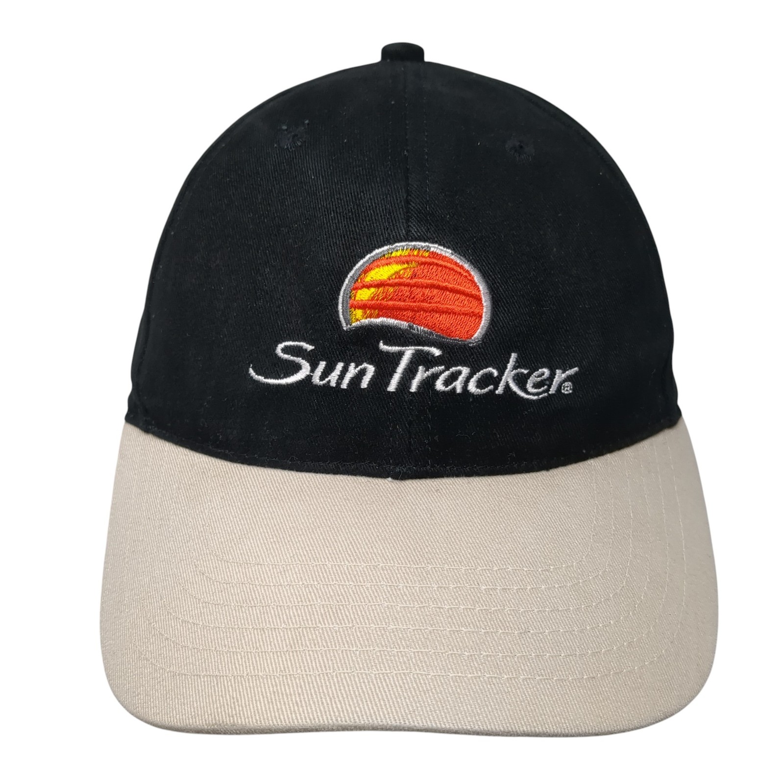Sun Tracker Strapback Baseball Cap Black One Size… - image 1