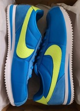 NEW Size 6Y Nike Kids Cortez BG Sneakers Photo Blue Lemon IB7748-406 Women's 7.5