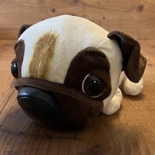 THE DOG Artist Collection PUG Plush Toy Stuffed Animal Pink Collar 2002 RARE