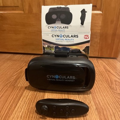 Cynoculars Virtual Reality 3D Headset Wireless - Gaming Remote Compatible