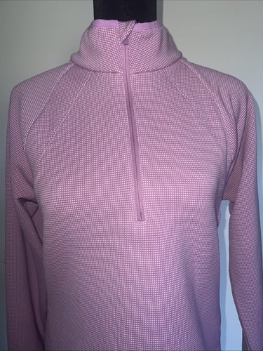 T by Talbots Lilac Long Sleeve Half Zip Pullover Sweatshirt Size Small - Picture 2 of 11