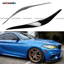 Headlights Eyebrow Cover Trim For BMW 2 Series F22 F23 F87 M2 2 Door 2014-2021