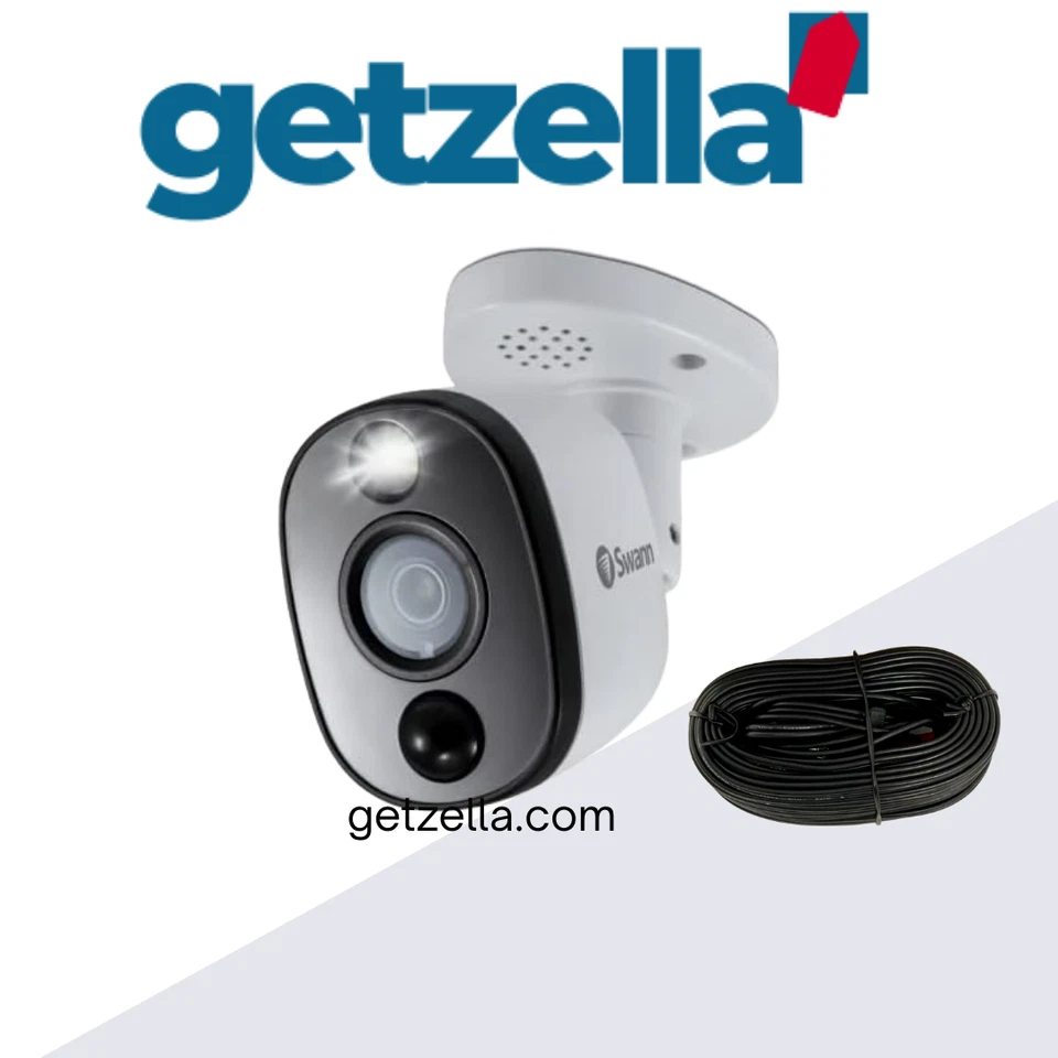 Swann SWPRO-4KWLB Add-On Bullet Security Camera System - White - Image 4 of 4