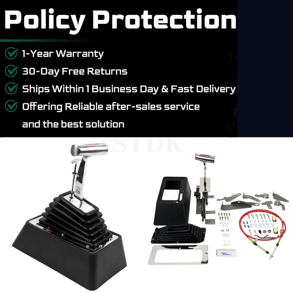 Palanca de cambios automática StarShifter universal TH400/TH350/TH250/TH200 para B&M 80675 Foto 2 de 4