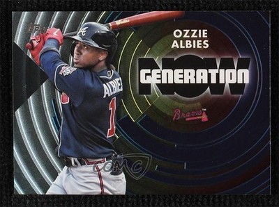 2022 Topps Series 1 Generation Now Black 38/299 Ozzie Albies #GN-7 00lz