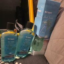 Pier 1 Reed Diffuser Set Bali Sands 10 oz Home Fragrance Oil Air Freshener