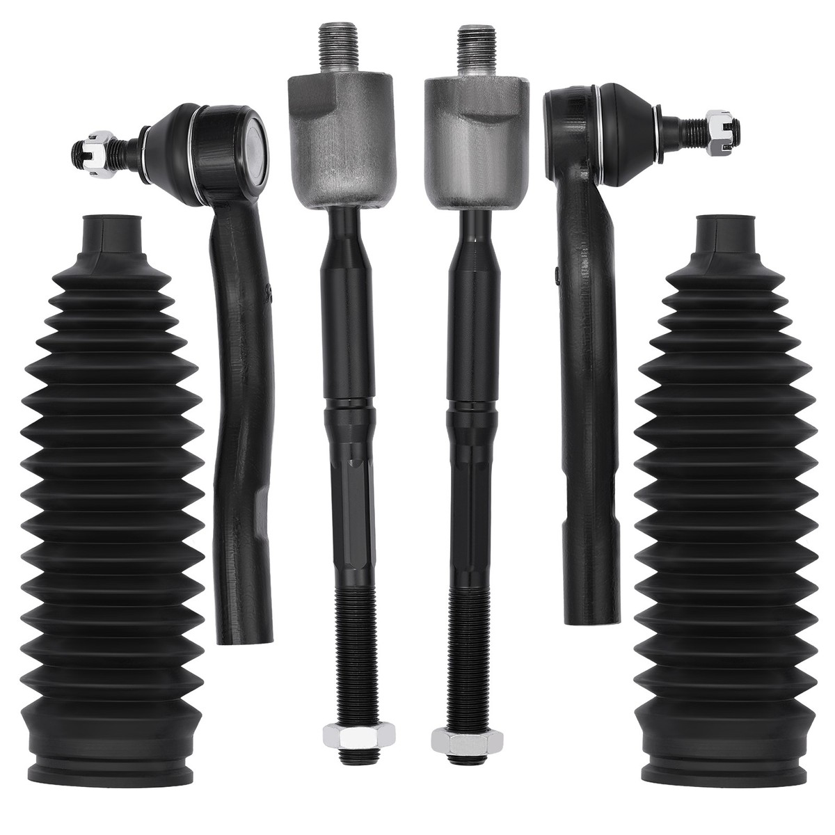 Fits 2004-2008 Toyota Solara 2004-2006 Camry 6Pcs Inner Outer Tie