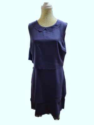 Robe Hobbs N.W.3 Taille 8 Imprimé Papillons Marron - Manches 3/4, Occasion Très Bon état