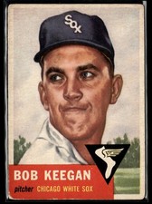 1953 Topps Bob Keegan Rookie Low Grade Set Break #196