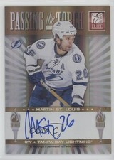 2011 Elite Passing the Torch /100 Martin St Louis Nathan Gerbe #1 Auto HOF 18o2