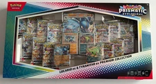 PRISMATIC EVOLUTIONS Lucario EX and Tyranitar EX Premium Collection Free Shiping