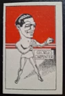RARE 1949 D CUMMINGS & SON- FAMOUS FIGHTERS  GEORGES CARPENTIER  SWOP CARD - EX