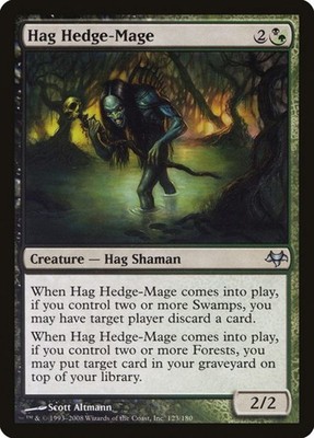 Hag Hedge-Mage (Eventide 123) - Uncommon Magic: The Gathering Card