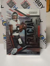 2025 Panini Prizm Football Fractal Insert Michael Pennix Jr #10 (2nd Year)