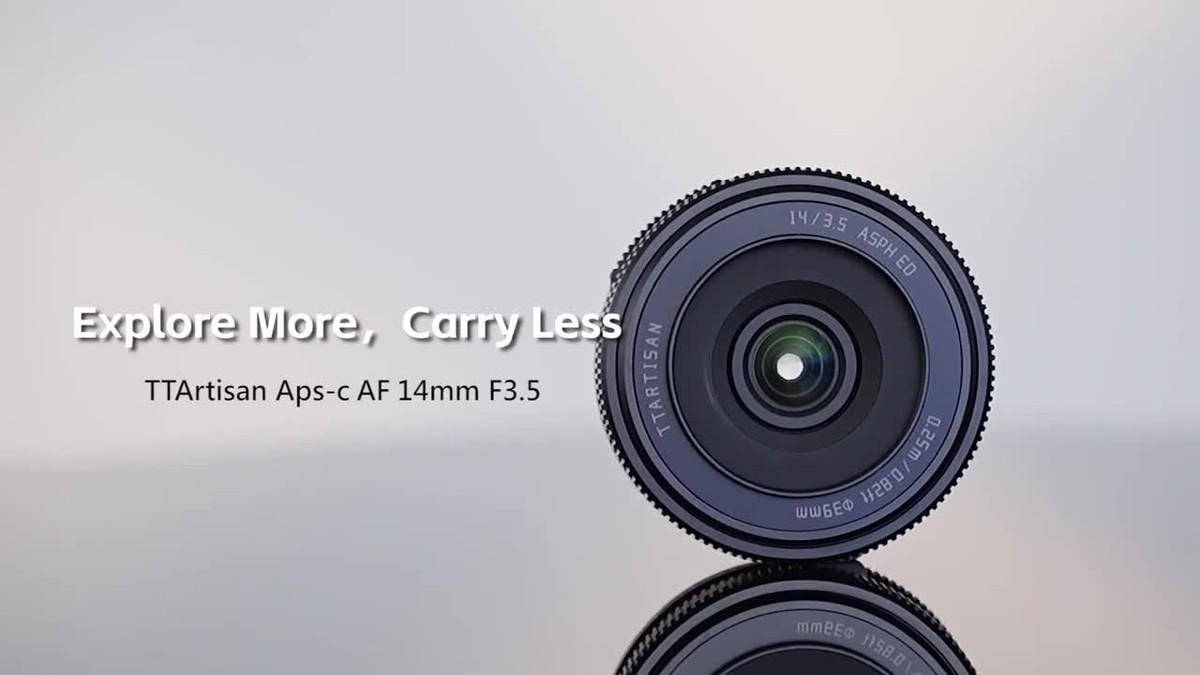 TTArtisan 14mm F3.5 APS-C Auto Focus STM Camera Lens for Fuji X-A1