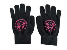 yuzuru hanyu favorite gloves from his skating club  black and Pink
