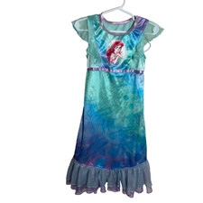 Disney Little Mermaid Ariel Dress Girl's 4 Colorful Princess Loungewear