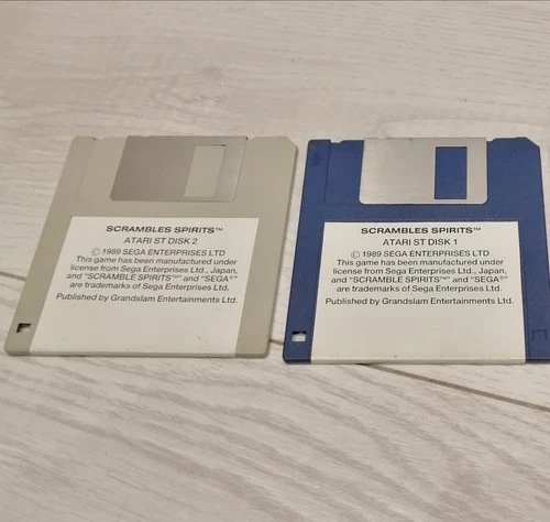 Atari St Scrambles Spirits - 2 DISK SET ONLY