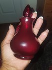 Avon Vintage Ruby Red Mini Cruet Decanter w/ Stopper Glass Bottle 6" — photo 3
