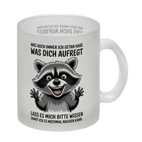 WaschbäR Humor Spruch Glas Tasse FüR Kollegen