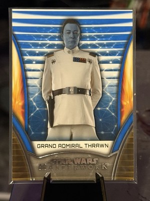 2025 Star Wars Masterwork Grand Admiral Thrawn Blue Parallel #21