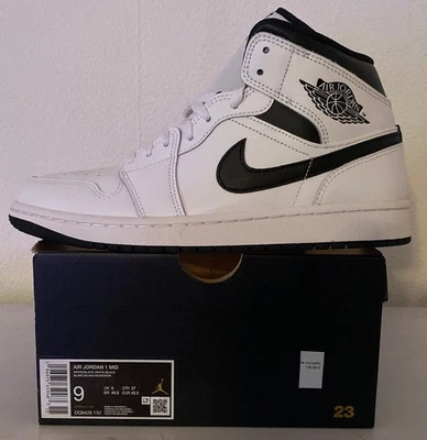 BASKET SNEAKERS NIKE AIR JORDAN 1 MID SIZE EUROPE 42.5 - Photo 1/4