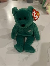 Ty Beanie Baby Erin the Irish Bear 1997  St. Patrick's Day Bear  with tags