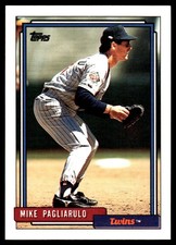 Mike Pagliarulo 1992 Topps #721 Twins MLB READ FREE SHIPPING AutographDen