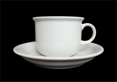 Kaffeetasse mit Unterteller  Thomas Trend weiß 2 Wahl