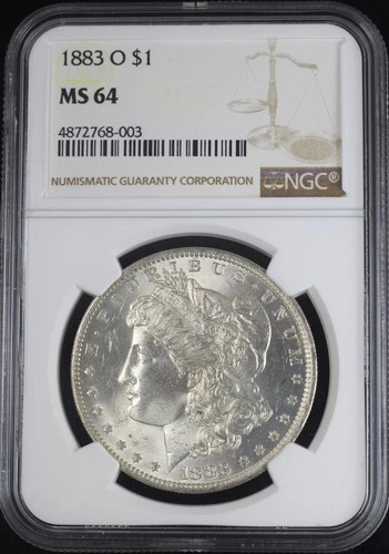 1883-O MORGAN DOLLAR $1 NGC MS64 (PQ229)