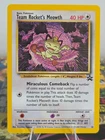 TEAM ROCKET'S MEOWTH # 18 Black Star Promo Pokemon Card WOTC tcg NM