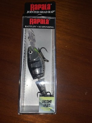 RAPALA Jointed Shad Rap JSR-5 Chrome Tiger (Exclusive Color) Rattlin Suspending