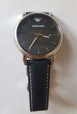 MENS EMPORIO AMANI ANALOGUE DATE WATCH - MODEL  AR-1692 - BLACK