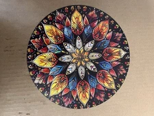 Flower Round Metal SIGN Wall Decoration