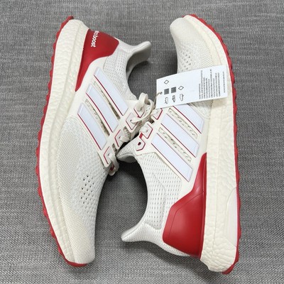 Adidas Ultraboost 1.0 Chalk White Red Brand New JR3149 Men\'s Size 8 Adidas Ultraboost 1.0 Chalk White Red Brand New JR3149 Men main image 2