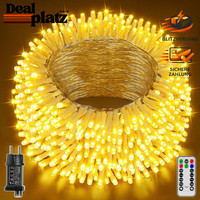 Lichterkette AußEn 30M 300 Leds Warmweiß IP44 Wasserdicht Garten Dekoration
