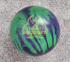 Hammer Hazmat Solid Reactive Bowling Ball 15 lbs Pre-Drilled Fingertip Grip
