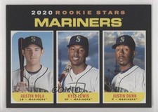 2020 Topps Heritage Stars Justin Dunn Austin Nola Kyle Lewis #391 Rookie RC 0q1p