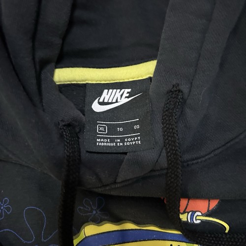 Sudadera con Capucha Nike Kyrie X Bob Esponja Negra Adulto XL Edición Limitada Colaboración - Imagen 6 de 9