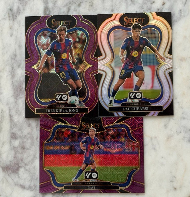2025-26 Panini La Liga ALTIMITA AUTO, PINK, MARTIN AUTO, GAVI, CUBARSI, DE JONG view 5