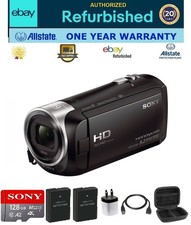 Sony HDR-CX440 Handycam Video Camcorder HD 128GB Bundle    eBay Refurbished EX 