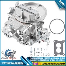 For Holley 500 Cfm 2 Barrel Carburetor 0-4412s Carburetor 2300 Manual Choke Cj5