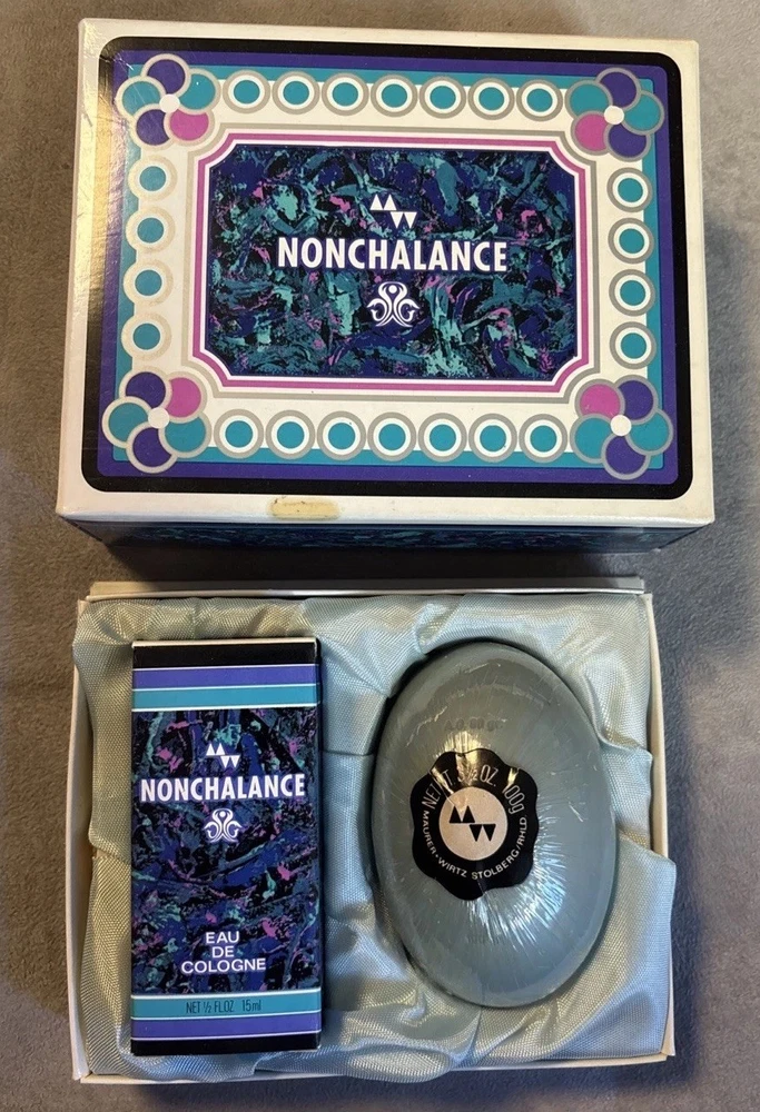 Vintage NONCHALANCE Mäurer & Wirtz Geschenkset OVP Eau de Cologne, Seife