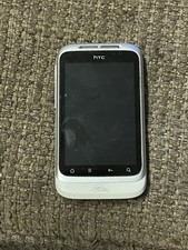 HTC Wildfire White Slate Smartphone Cell Phone UNTESTED 