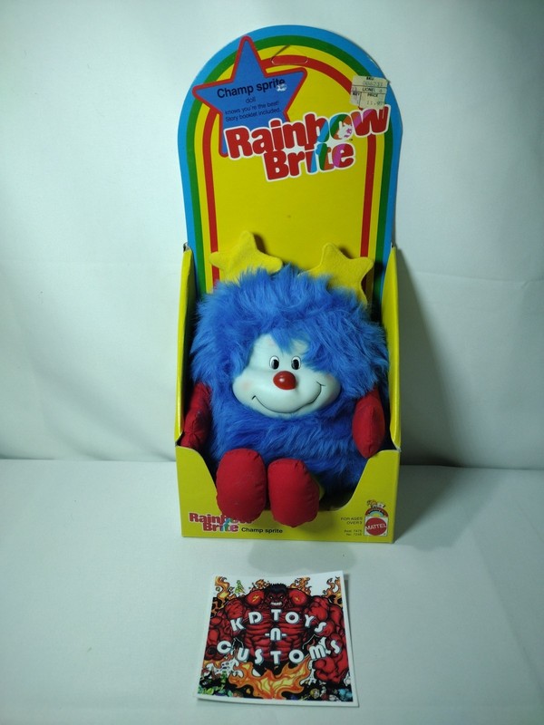 1983 RAINBOW BRITE CHAMP BLUE SPRITE NEW IN OPEN BOX